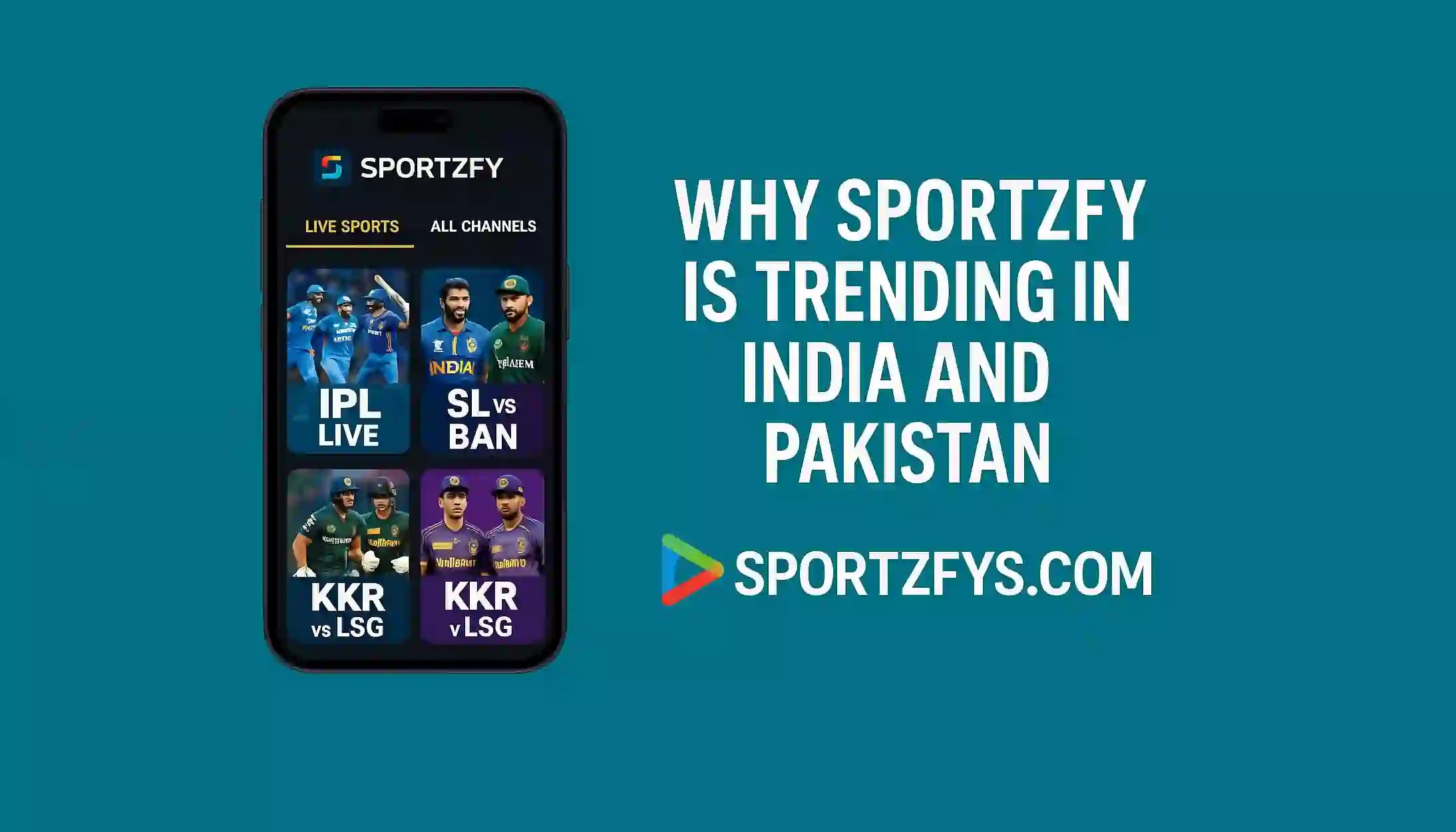 Why Sportzfy is Trending in India and Pakistan