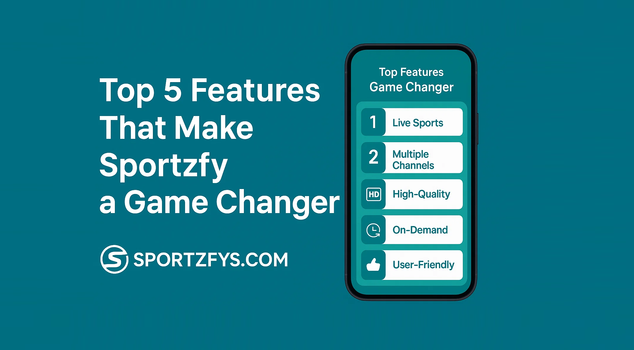 Top 5 Features That Make Sportzfy a Game Changer