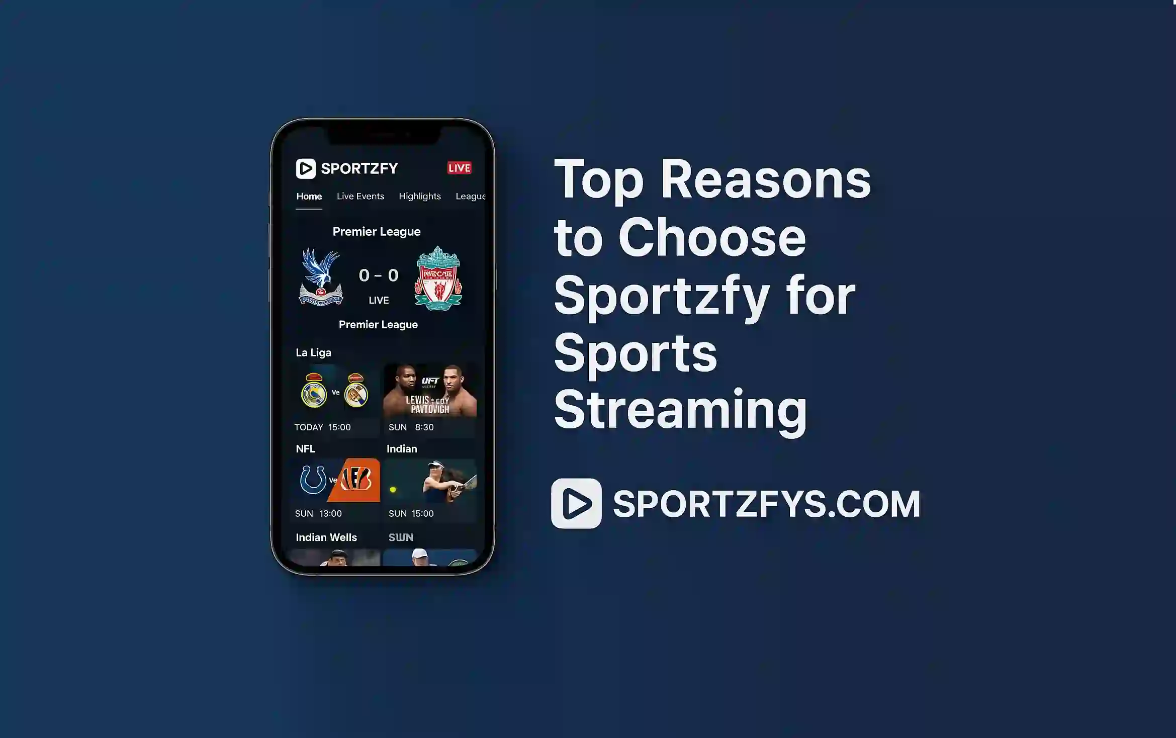 Top Reasons to Choose Sportzfy for Sports Streaming