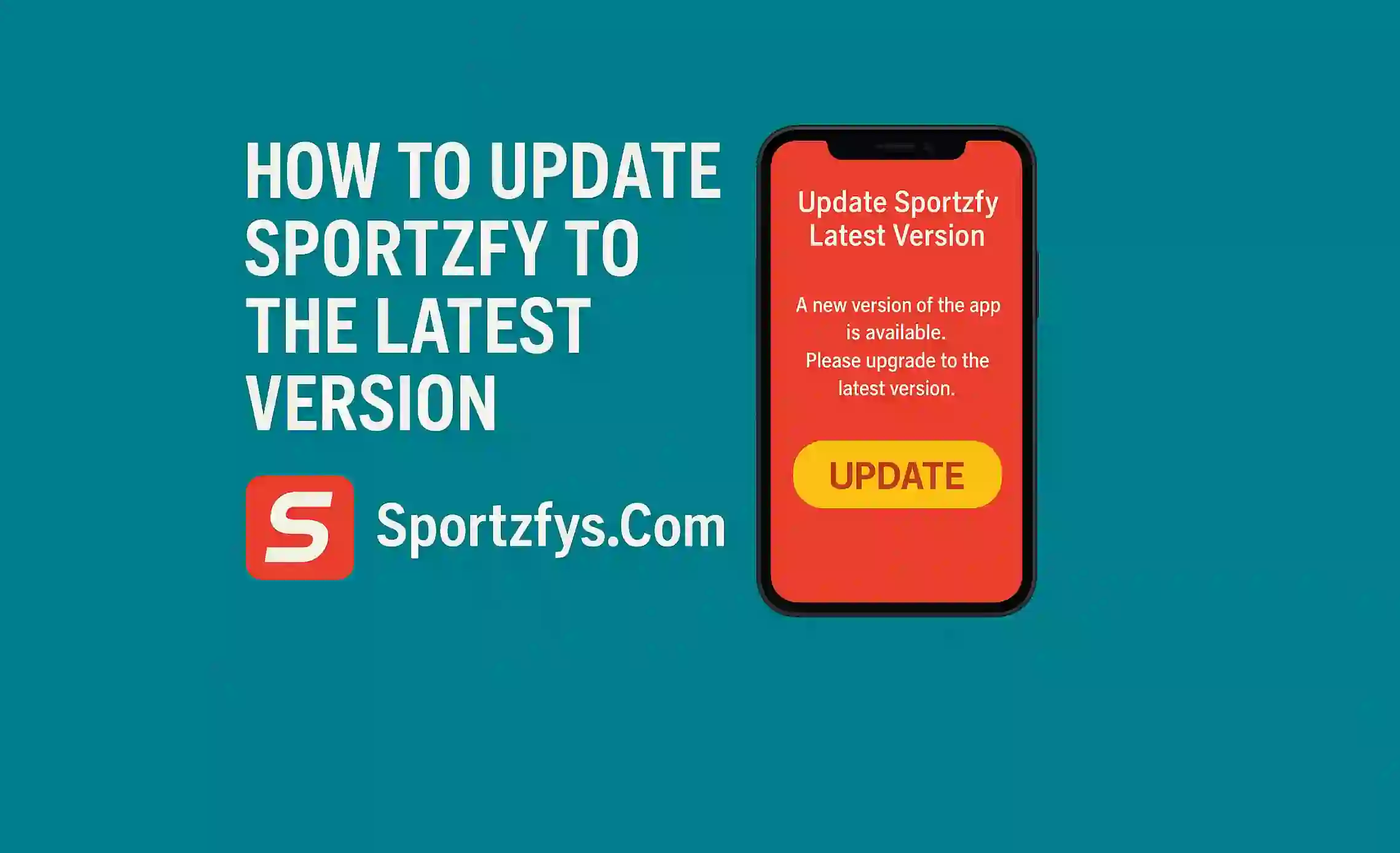 How to Update Sportzfy to the Latest Version