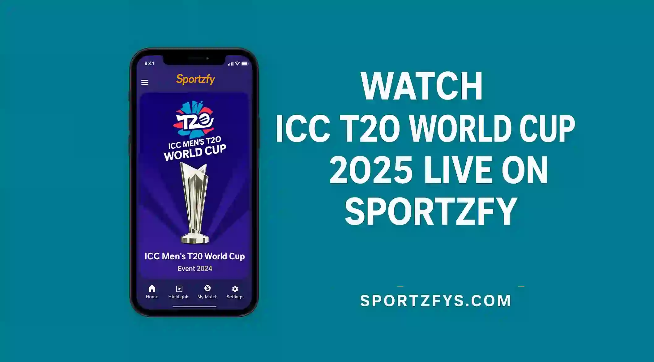 Watch ICC T20 World Cup 2025 Live on Sportzfy